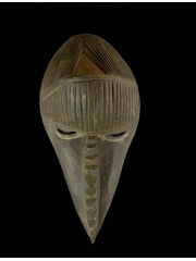 Африканская маска Baga с клювом птицы из Гвинеи-Бисау