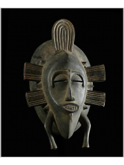 Культовая африканская маска Senufo Kpeliye Poro