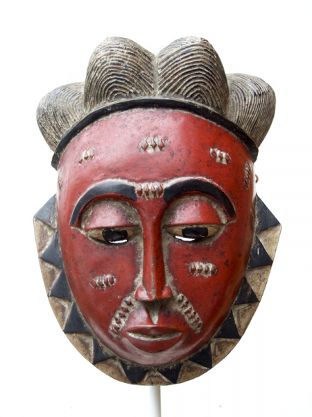 Церемониальная маска Baule Goli Kpwan [Кот-д'Ивуар]