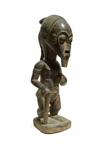 Классическая статуэтка духовного супруга народности Baule (Кот-д'Ивуар)
