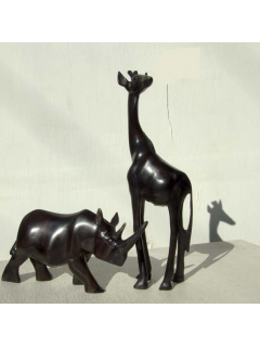 Носорог и жираф [Кения], 28 см