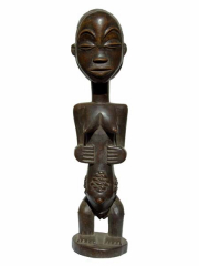 Ритуальная статуэтка Hemba Memorial из Конго