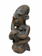 Декоративная статуэтка из глины народа Mangbetu