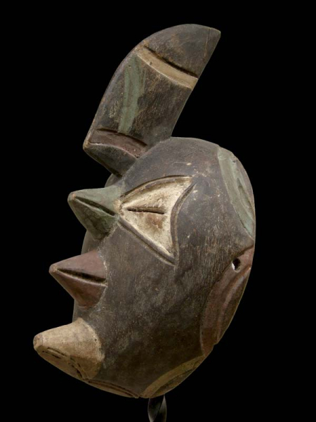 Африканская маска из дерева Afikpo. Купить с доставкой почтой России