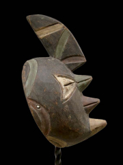 Африканская маска из дерева Afikpo. Купить с доставкой почтой России