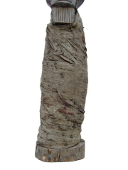 Африканская статуэтка фетиш народности Bateke обернутая в ткань 1108