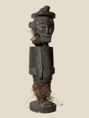 Аутентичная африканская статуэтка фетиш Bateke