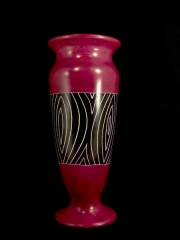 Африканская ваза из натурального камня
