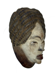 Африканская маска Lumbo-Punu