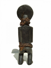 Африканская аутентичная статуэтка народности Kwele (Габон) 