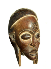 Красивая африканская маска народности Chokwe 