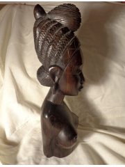 Африканская статуэтка из Мали "Красотка Смайл" из палисандра 