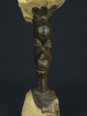 Красивая и оригинальная статуэтка африканской женщины из Зимбабве "Южная Родезия"