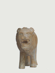 Фигурка африканского льва из дерева, длина 14 см