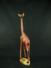 Деревянная фигурка африканского жирафа