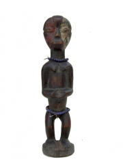 Африканская ритуальная статуэтка народности Okuyi 