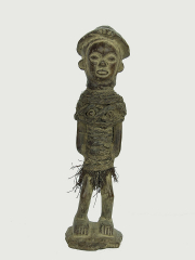 Статуэтка-фетиш народности Bakongo - женщина обмотанная веревкой