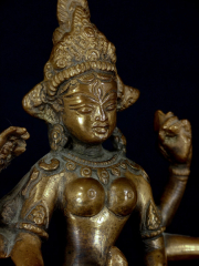 Бронзовая статуэтка богини Лакшми