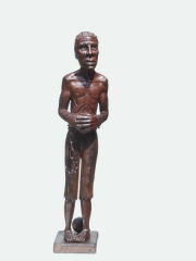 Купить большую африканскую статуэтку из красного дерева "Освобождение"