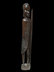 Купить африканскую статуэтку из эбенового дерева "Воин"