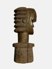Африканская статуэтка навершие реликвария народности Bakota (Габон)