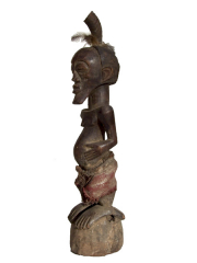 Фетиш Songye Power Horn из Конго с рогом