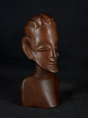 Купить африканскую статуэтку из красного дерева "Трикстер" с доставкой по России. Цена 2400 руб