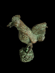Бенинская бронза - фигурка петуха
