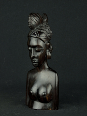 Статуэтка африканской женщины из эбенового дерева "Бамако"