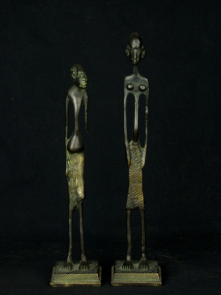 Статуэтка африканской женщины из бронзы «Матриархат». Страна происхождения - Кения. 