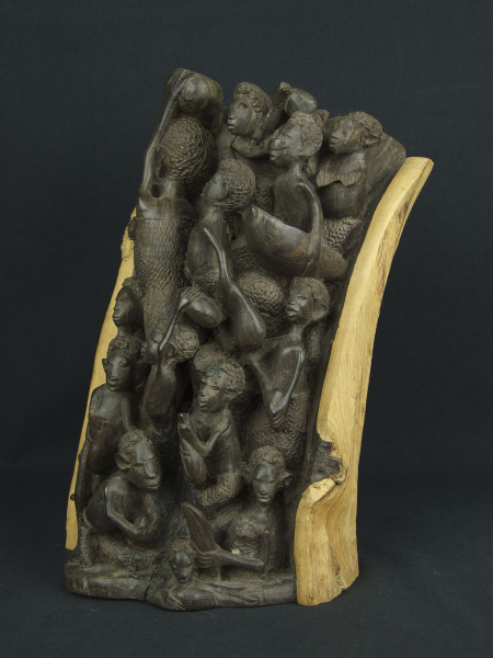 Традиционная скульптура народности Makonde "Семейное дерево"