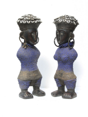 Две фигуры Nyamwezi для усиления фертильности женщины