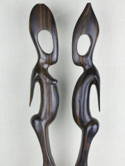 Статуэтки из эбенового дерева «Влюбленная пара»