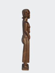 Статуэтка африканской женщины из твердой породы дерева «Хозяйка»