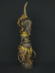 Африканский фетиш Songye Power Horn из Конго