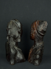 Бюсты из твердой породы дерева «Идеальная пара»