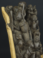 Традиционная скульптура народности Makonde "Семейное дерево"