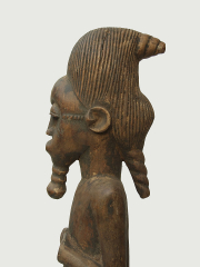 Классическая статуэтка духовного супруга народности Baule (Кот-д'Ивуар)