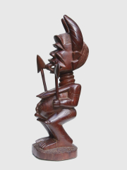 Африканская фигура из красного дерева "Бесогон" высотой 60 см