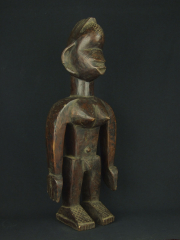 Антропоморфная двуполая фигура из дерева народности, вероятно, Yaka