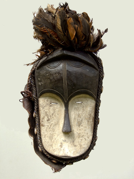 Ритуальная африканская маска народности Fang (Габон)