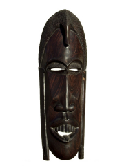 Африканская маска из черного дерева "Старший сын"