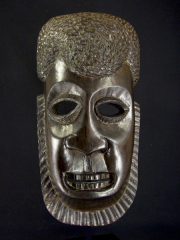 Африканская маска Скалозуб Сергей Сергеевич из эбенового дерева