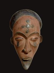 Ритуальная маска народности Chokwe, Ангола, Африка