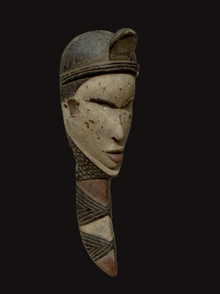 Африканская маска шлем фетиш народности Bakongo (Конго) 