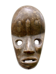 Африканская маска Dan Gunyege [Кот-д'Ивуар], 25 см 