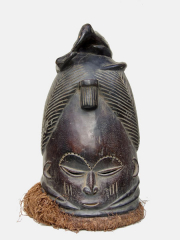 Ритуальная маска шлем тайного женской ассоциации Sande