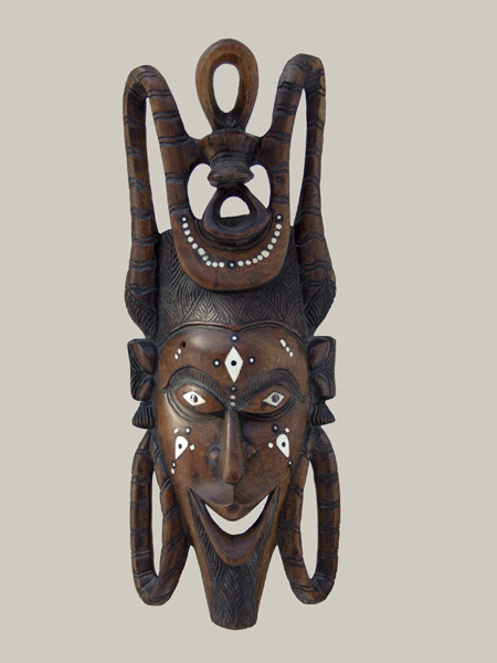 Купить африканскую маску из дерева народности Igbo с доставкой по России. Цена 8200 рублей