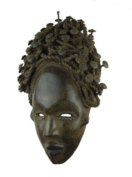 Африканская маска-фетиш народности Bakongo