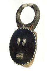 Аутентичная ритуальная африканская маска Baule Goli Kple Kple